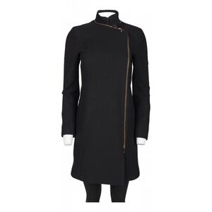 Alexander McQueen McQ Black Long Sleeve Peacoat